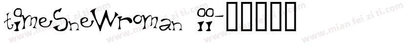 timesnewroman ii字体转换